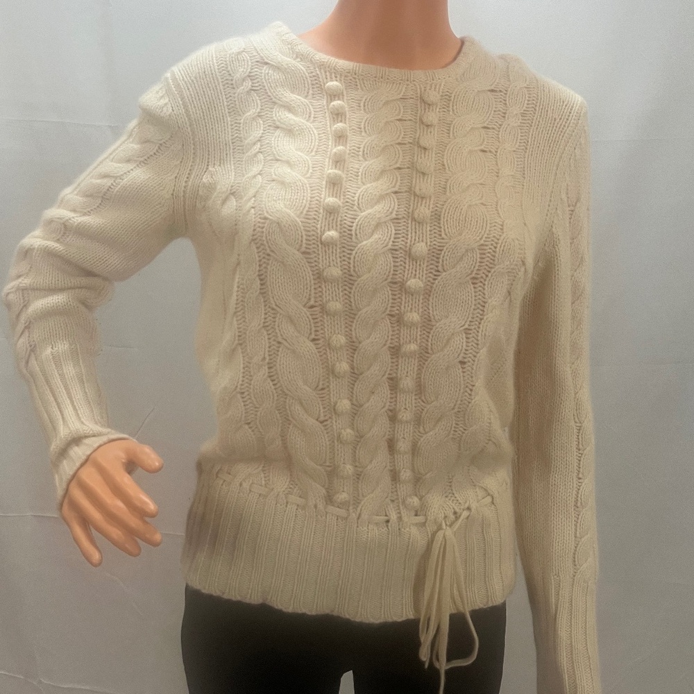 Mariele Waithe cashmere cream sweater